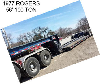 1977 ROGERS 56\' 100 TON