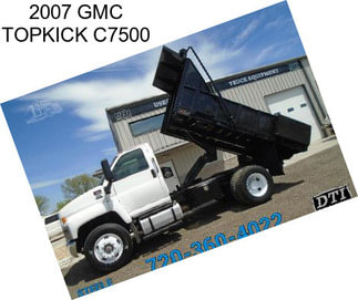 2007 GMC TOPKICK C7500