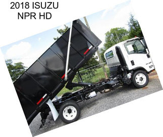 2018 ISUZU NPR HD