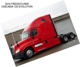 2016 FREIGHTLINER CASCADIA 125 EVOLUTION