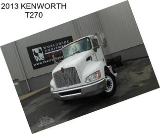 2013 KENWORTH T270