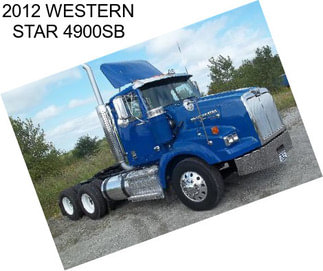 2012 WESTERN STAR 4900SB