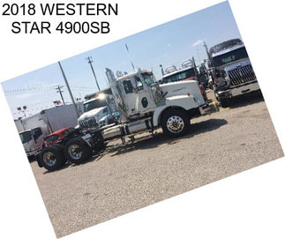 2018 WESTERN STAR 4900SB