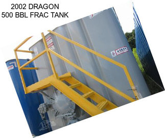 2002 DRAGON 500 BBL FRAC TANK