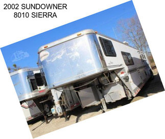 2002 SUNDOWNER 8010 SIERRA