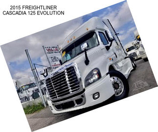 2015 FREIGHTLINER CASCADIA 125 EVOLUTION