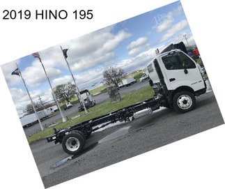 2019 HINO 195