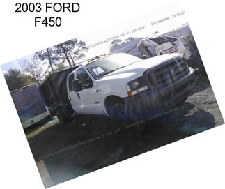 2003 FORD F450