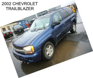 2002 CHEVROLET TRAILBLAZER