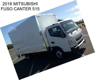 2016 MITSUBISHI FUSO CANTER 515