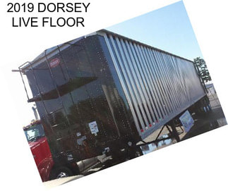 2019 DORSEY LIVE FLOOR