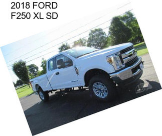 2018 FORD F250 XL SD