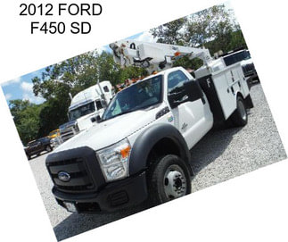 2012 FORD F450 SD