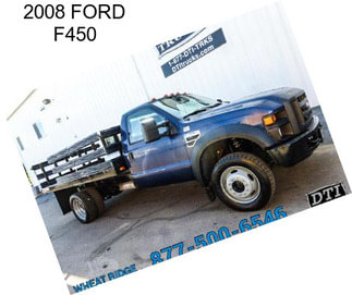 2008 FORD F450