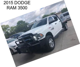 2015 DODGE RAM 3500