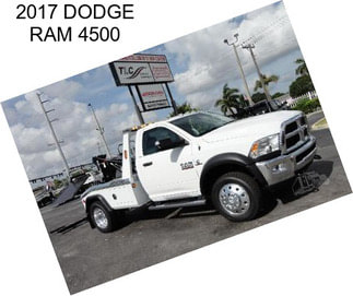 2017 DODGE RAM 4500