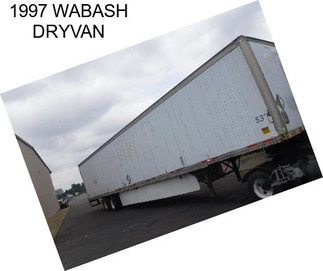 1997 WABASH DRYVAN