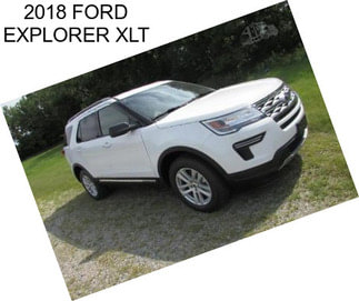 2018 FORD EXPLORER XLT