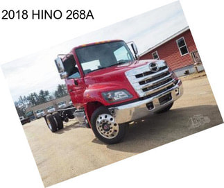 2018 HINO 268A