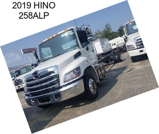 2019 HINO 258ALP