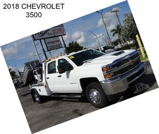 2018 CHEVROLET 3500