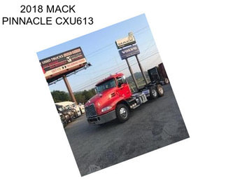 2018 MACK PINNACLE CXU613