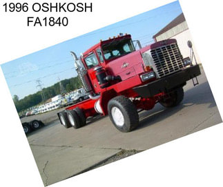 1996 OSHKOSH FA1840