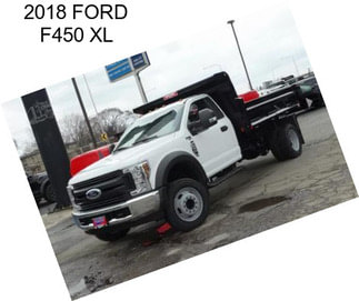 2018 FORD F450 XL