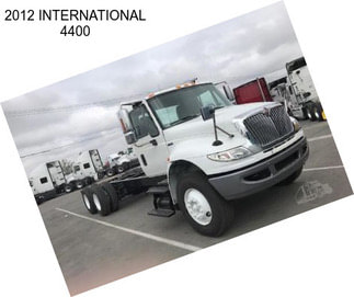 2012 INTERNATIONAL 4400