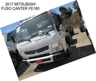 2017 MITSUBISHI FUSO CANTER FE180