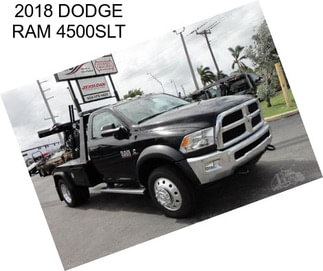 2018 DODGE RAM 4500SLT