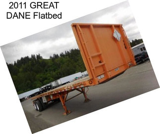 2011 GREAT DANE Flatbed