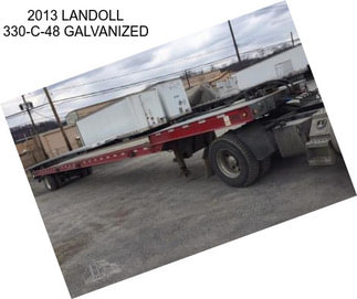 2013 LANDOLL 330-C-48 GALVANIZED