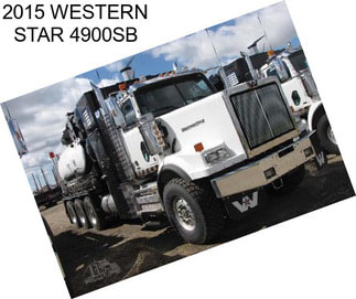 2015 WESTERN STAR 4900SB