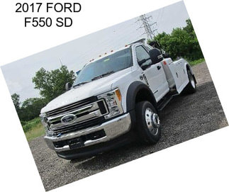 2017 FORD F550 SD