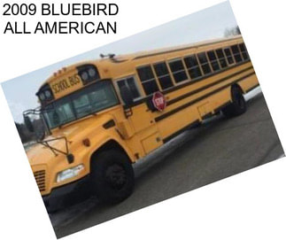 2009 BLUEBIRD ALL AMERICAN