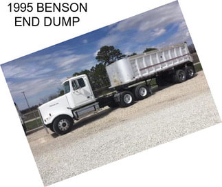 1995 BENSON END DUMP