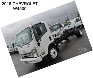 2016 CHEVROLET W4500