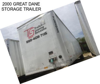 2000 GREAT DANE STORAGE TRAILER