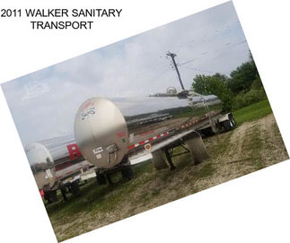 2011 WALKER SANITARY TRANSPORT