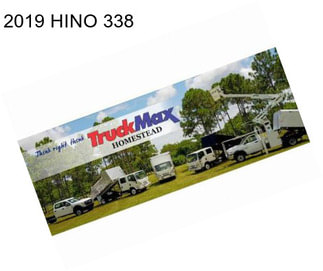 2019 HINO 338