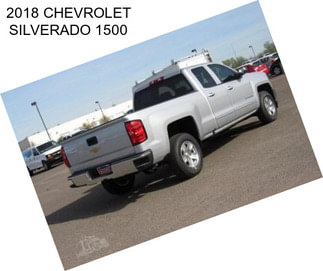 2018 CHEVROLET SILVERADO 1500