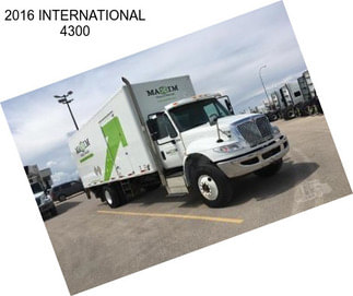 2016 INTERNATIONAL 4300