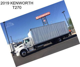 2019 KENWORTH T270