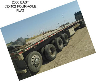 2006 EAST 53X102 FOUR-AXLE FLAT