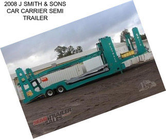 2008 J SMITH & SONS CAR CARRIER SEMI TRAILER