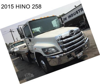 2015 HINO 258