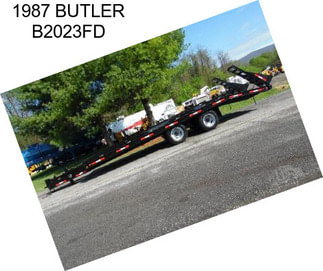 1987 BUTLER B2023FD