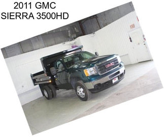 2011 GMC SIERRA 3500HD