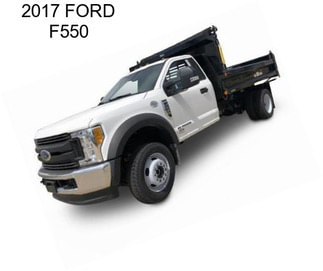 2017 FORD F550